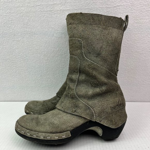 Merrell Drizzle Mid Calf Boots Gray Suede Size:8 Waterproof - Picture 11 of 15